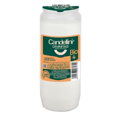 Faclia Candela plastic alb Bio4