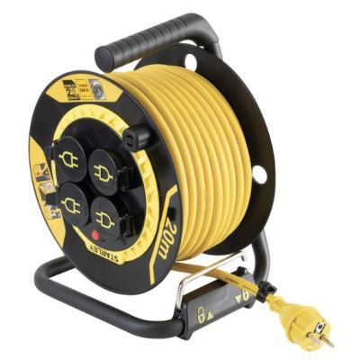 Derulator (TAMBUR) Metalic H07RN-F 3G1.5-20M IP44 LUNUS DLD-DER20M-MET