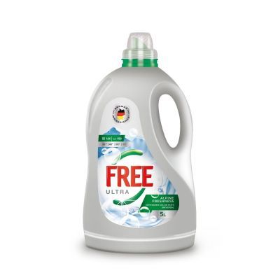 Detergent lichid de rufe Ultra Free Alpine Freshness Universal 5L