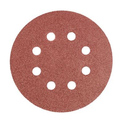 Disc abraziv cu gauri 125mm K80 5BUC/SET 55h941