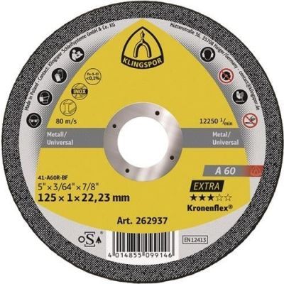 Disc abraziv Klingspor A60 Extra / D(Mm):125 B(Mm):1 613035