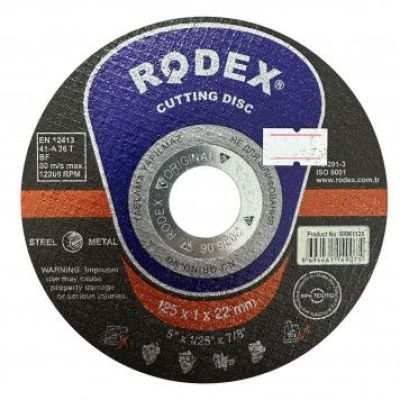 Disc de taiat metal 115mmx1.0x22mm rodex SMR10115N