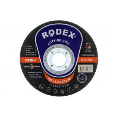 Disc de taiat metal 125mmx1.0x22mm rodex SMR10125N
