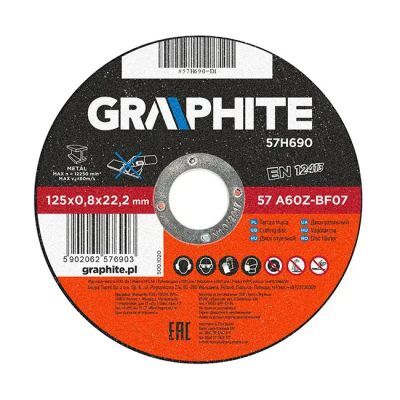Disc de taiere pentru metal 125X0.8X22.2mm 57h690