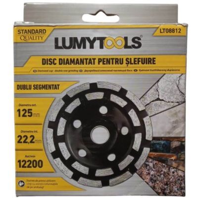 Disc diamantat dublu segmentat pentru slefuit LT08812
