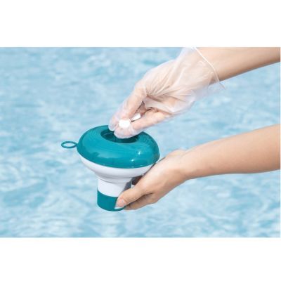 Plutitor mic, dozator de produse chimice pentru piscina Bestway 58210