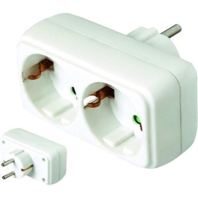 Distribuitor cu pamantare 90 Grade alb Nv22-90