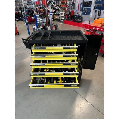 Dulap scule 7 sertare echipat 219 piese TMP 455550 Dulap scule 7 sertare echipat 219 piese TMP 455550