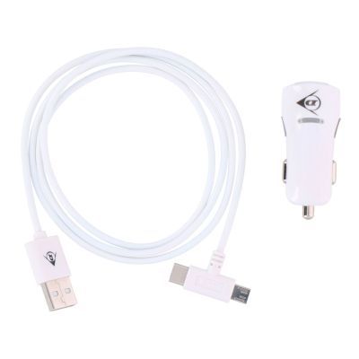 Dunlop INCARC TELEF 2.1A Micro USB/TIP C 12/24v