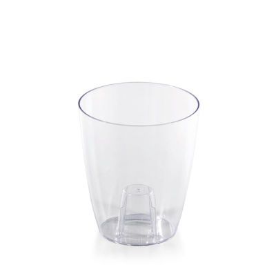 DUOW160P-CPNO Ghiveci pentru flori coubi-transparent