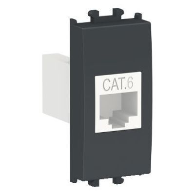 Easy styl priza date RJ45 cat6 UTP 1m negru