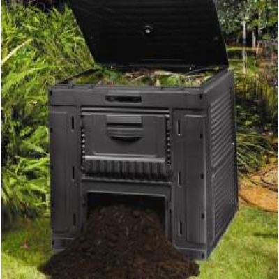 Eco composter 470L negru 231415