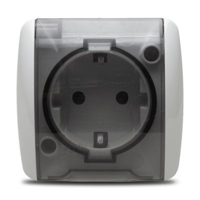 El Eva priza gri capac cp pt IP54 EL0012801