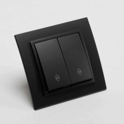 El-Zena negru mat comutator cap scara EL-0070980