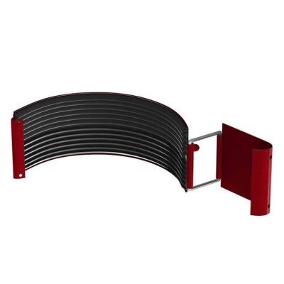 Element imbinare jgheab, Bilka, rosu (RAL 3011), lucios, D 150 mm
