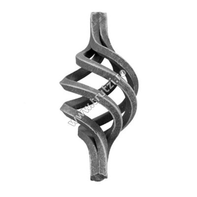element spiralat baza 12x12mm h130mm L60mm-12080