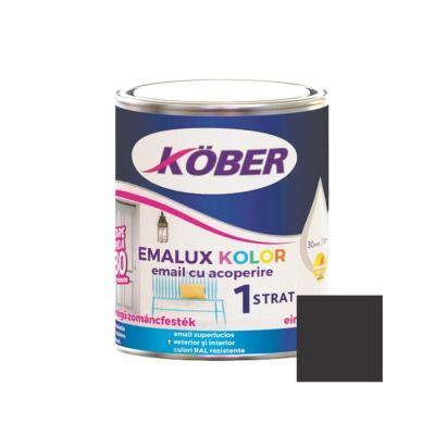 emalux kolor negru ral 0.75 L