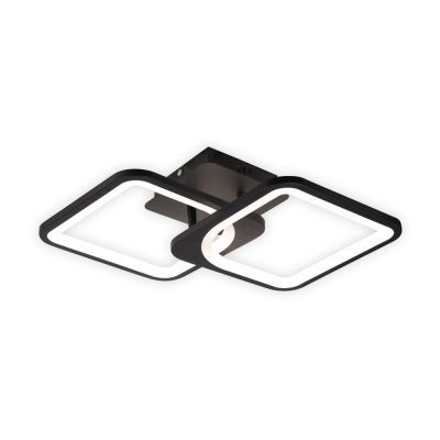 ER APLICA LED MARGO 40W 2200LM 3CCT TL IP20 NEGRU HIVIES EL0075428