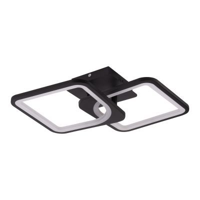 ER APLICA LED MARGO 40W 2200LM 3CCT TL IP20 NEGRU HIVIES EL0075428