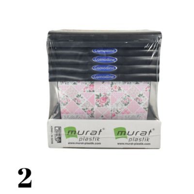 Etajera cu 4 sertare DECO-NEGRU D009/dct