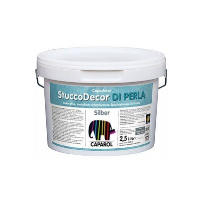 Masa de spaclu decorativa Caparol Stucco Decor, argintiu, 2.5 l