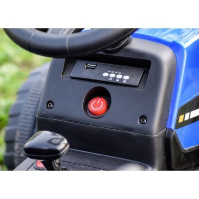 Excavator electric BJ611C cu telecomanda albastru 01555