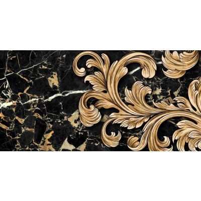 Faianta SAINT LAURENT Decor Black 30X60 SET 4 Bucati