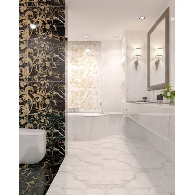 Faianta SAINT LAURENT Decor Black 30X60 SET 4 Bucati