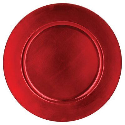 Farfurie decorativa rotunda 33 cm rosie 715850 RG