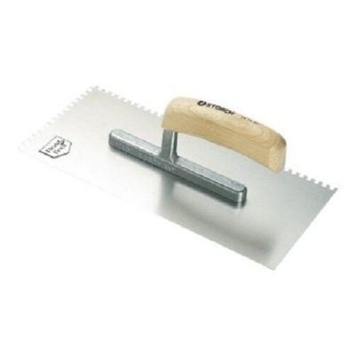Fier glet dintat inox dantura 6x6 mm 280x130 mm 327118