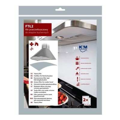Filtru de grasimi pentru hota de bucatarie K&M FILTER-COOKER-FTL2-K&M