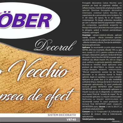 Finisaj Calcio Vecchio TEX auriu V8740 TEXA P 1.5l