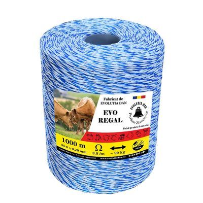 Fir gard electric 1000M 90kg 3.8 OHM/M 6X0.20MM EVO Regal FR1000EVOREGAL-FIR