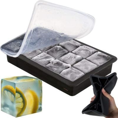 Forma din silicon pentru cuburi de gheata Ruhhy 20988