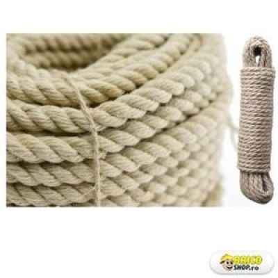 Franghie iuta , fi 12 mm, 50 m/rola , 120jiutr50 Franghie iuta , fi 12 mm, 50 m/rola , 120jiutr50
