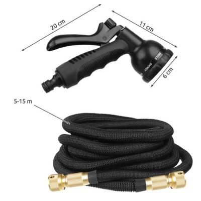 Furtun de gradina + pistol + carcasa Gardlov 21242