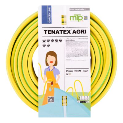 Furtun pentru gradina 3 straturi galben cu dunga verde 19 Tenatex AGRI 3/4