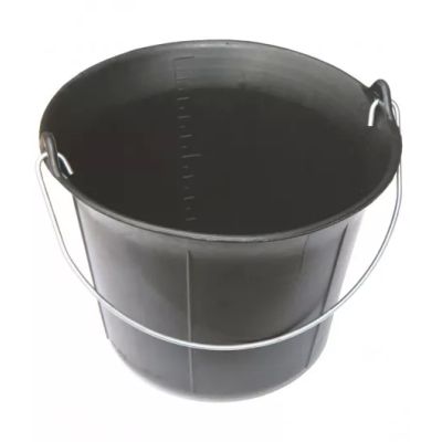 Galeata neagra,ramforsata,pentru constructii,11 l lt06260