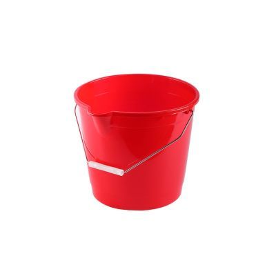Galeata rotunda 10 L maner metalic rosie 372052 ROS