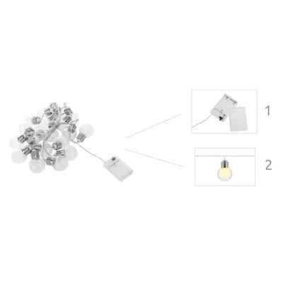 Ghirlanda beculete cu baterii 8623 Ghirlanda beculete cu baterii 8623