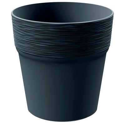 Ghivec de flori rotund antracit Furu DFA175-S433