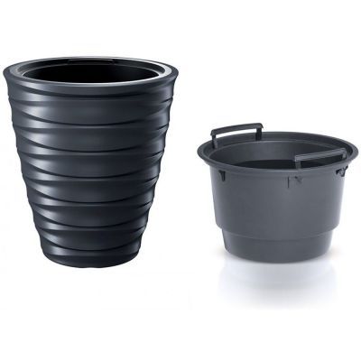 Dbfe300-s433 Flower POT Freze-anthracite Dbfe300-s433 Flower POT Freze-anthracite