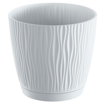 Ghiveci de flori alb Sandy P DSY170P-S449