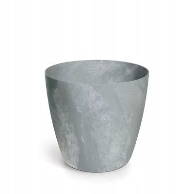 Ghiveci de flori cu efect de beton gri deschis Mate DMMA300E-422U