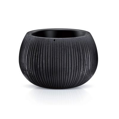 Ghiveci de flori negru Beton Bowl DKB240-B411