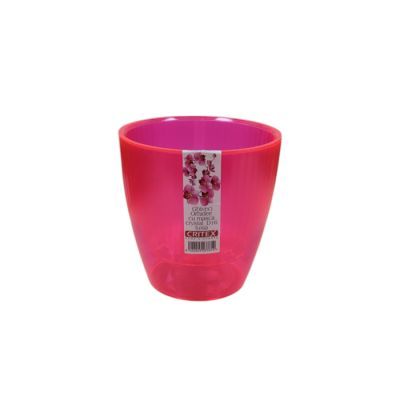 Ghiveci orhidee cu masca cristal fucsia D16 Ghiveci orhidee cu masca cristal fucsia D16