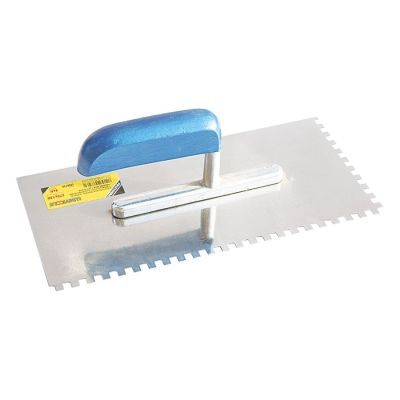 Gletiera crest inox,suport al,m.lemn 8x8mm,270x130mm lt06728