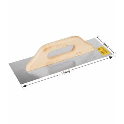 Gletiera dreapta M lemn inox 360*130mm Lt06574