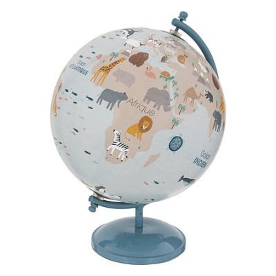 Glob pentru copii diam. Baza metalica albastra de 20 cm 195839B