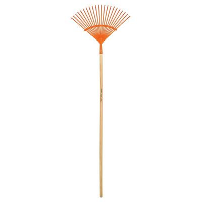 Grebla metalica pt frunze 46 cm dinti FLEXIBILI coada din lemn  L 122 cm TRU 14322